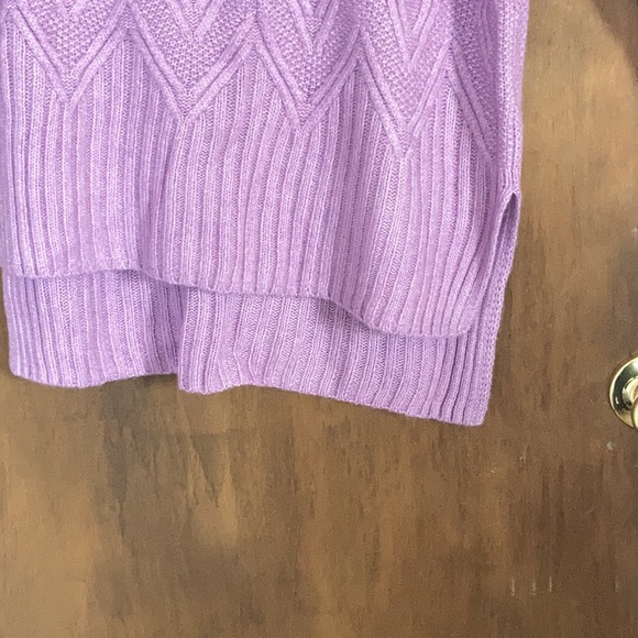 Offer$10 Sonoma sweater cowlneck supersoft tunic lavender casual boho office M - Picture 8 of 17
